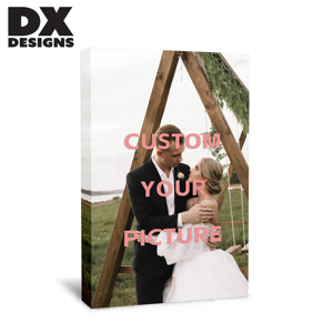 DX Designs Stampe su Tela Personalizzate, Trasforma la Tua Foto in Arte Murale, Tela Avvolta Personalizzata <span class=keywords><strong>per</strong></span> Foto di Matrimoni, Famiglia, Animali Domestici, Decorazione Casa - Product Image 1