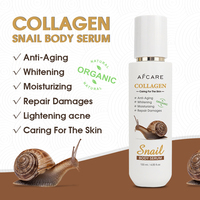 Sérum pur à la niacinamide pour le visage et le corps, sans cruauté, anti-âge et raffermissant, et sérum éclaircissant pour le corps à l'arbutine et au collagène d'escargot
