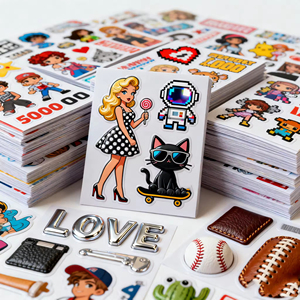 Custom Waterproof Die Cut <b>Sticker</b> Printing <b>Sheets</b> Vinyl Custom Kiss Cut <b>Sticker</b> <b>Sheets</b> - Product Image 2