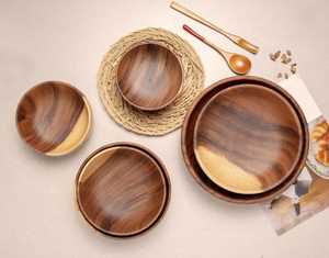Cuencos pequeños <span class=keywords><strong>de</strong></span> madera <span class=keywords><strong>de</strong></span> acacia | Tazas <span class=keywords><strong>de</strong></span> cocina <span class=keywords><strong>de</strong></span> madera talladas a mano para <span class=keywords><strong>salsa</strong></span> <span class=keywords><strong>de</strong></span> arroz, <span class=keywords><strong>salsa</strong></span>, preparación, sal y condimentos - Product Image 4
