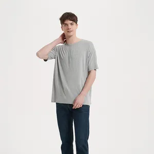 Camiseta con estampado personalizado para hombre, ropa de calle en blanco, Camisetas estampadas de manga corta para dormir, ajuste cómodo, 2023