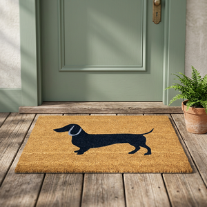 Alfombra para Perros con Diseño de Fibra de Coco y Reverso de PVC Indus - Duradera, Antideslizante, Lavable, Ecológica, Estilo Moderno, Color Sólido, Grosor Medio - Product Image 3