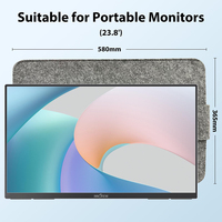 Étui pour ordinateur portable en feutre avec logo personnalisé, sac pour ordinateur portable, étui pour tablette PC, sac de protection fin, enveloppe pour ordinateur portable