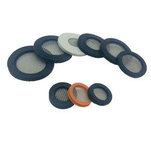 Élément filtrant en maille sur mesure, joint d'étanchéité en caoutchouc silicone tissé uni, moulé par injection - Product Image 5
