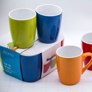 แก้วเซรามิกสีพื้นแบบขายส่งและแก้วนมเรียบง่าย - Product Image 2