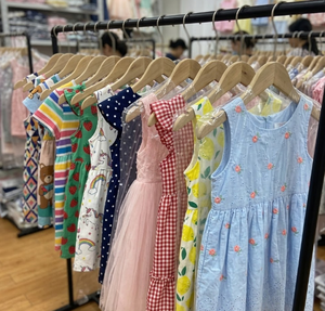 Vestido de Verano Transpirable para Niñas, Estilos Variados Disponibles, Mezcla Aleatoria de Vestidos Casuales de Color Sólido Estilo Princesa - Product Image 2