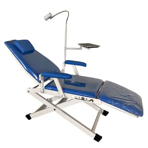 Luxury High Quality Folding Dental Chair Mobile Portable Dental Chair