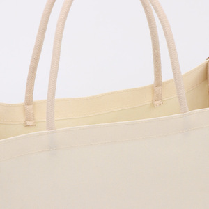 Factory Direct Sales Custom Logo Blank Canvas <strong>Wholesale</strong> Cotton <strong>Jute</strong> Lady Fashion Waterproof All Seasons Custom Closure <strong>Bags</strong> - Product Image 3