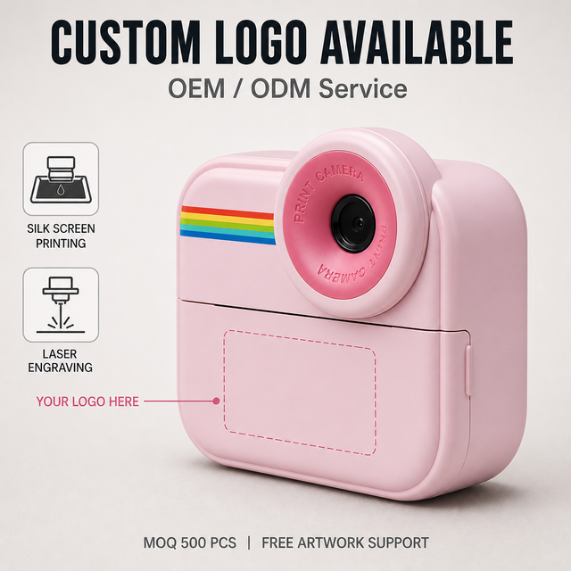 Cute Instant Print Camera 1080P HD 2.4 Inch Screen Zoom Video Photos Child Festival Gifts Digital Camera Impresora Portatil Toys