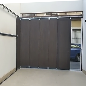 <span class=keywords><strong>Porte</strong></span> de <span class=keywords><strong>garage</strong></span> pliante latérale sans rail, <span class=keywords><strong>porte</strong></span> coulissante industrielle <span class=keywords><strong>avec</strong></span> passage pour personne pour atelier à grande ouverture - Product Image 2