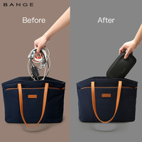 BANGE tas penyimpanan Digital lapisan ganda, tas penyimpan Digital, tas kabel aksesori elektronik, Organizer Gadget perjalanan tahan air