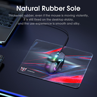 Onikuma Tz5005 N 1 Noir Logo Personnalisé Ordinateur Rgb Clavier Filaire Souris Souris Et Tapis De Souris Clavier De Jeu Combo Avec Souris