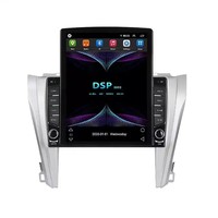 Autoradio Tesla Android IPS 2.5D pour Toyota Camry 7 XV 50 55 2014 - 2017 1+16GB WIFI GPS BT Stéréo Audio SWC