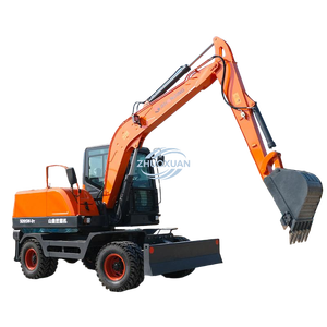 รถขุดขนาดเล็ก 0.8 ตัน แบบตีนตะขาบ พร้อมบูมหมุนได้สำหรับพื้นที่แคบ - Product Image 2