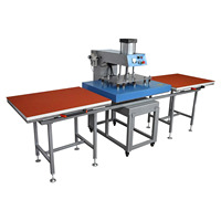 Xingyan 80*100 double Station pneumatique automatique électrique Sublimation impression grand Format Double tête presse à chaud Machine