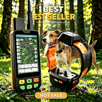 Traceur GPS robuste pour chiens Eseek : Batterie lithium 18650 intégrée de 6400 mAh, conception de charge à boucle rapide