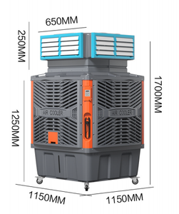 Prezzo di fabbrica mobile e opzionale presa d'aria con grande capacità di acqua scatola e più grande volume di aria evaporativo refrigeratore d'aria - Product Image 3