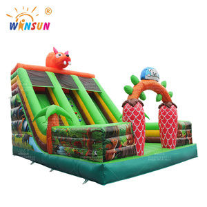 Casa de rebote inflable de tamaño personalizado del fabricante directo Winsun con tobogán para el hogar, niños y adultos, un castillo inflable - Product Image 2