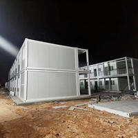 Cabina Portátil de Acero de 12x3.8m, Fácil Instalación, Fuerte Resistencia Estructural, Vida Útil de 15-20 Años para Obras de Construcción Temporales
