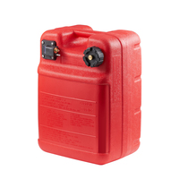 Réservoir de carburant marin portable 12L 24L en HDPE, bidon de gaz externe pour moteur de bateau