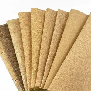 Meetee SL210 0.5mm Thick Lugggae Accessories Soft Bag Leather Craft Home Decoration Pure Natural Cork Leather Fabric