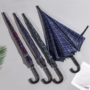 <span class=keywords><strong>Parapluie</strong></span> automatique ODM avec poignée, cadre à motif écossais, protection UPF 30+, pour hommes, affaires, golf, usage quotidien - Product Image 5