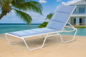 Luxe Tuin Ligstoelen Zwembad Bed Ligstoel Meubelen Hotels Waterparken Hotsale Stapelbare Strand Outdoor Stoel <span class=keywords><strong>Lounge</strong></span> - Product Image 2