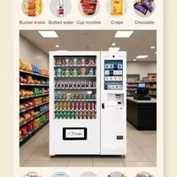 Distributeur automatique de snacks et de boissons Easivend, écran tactile, prise en charge du SDK, paiements Alipay, garantie 1 an