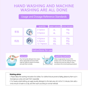 Di alta qualità 5L detersivo per bucato in rosso viola blu bottiglie con ingredienti di grande capacità progettati per <span class=keywords><strong>la</strong></span> cura dell'abbigliamento - Product Image 4