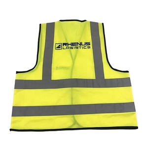 Chaleco de Trabajo Reflectante de Seguridad Personalizado 100% Poliéster con Característica Impermeable y Logotipo - Product Image 4