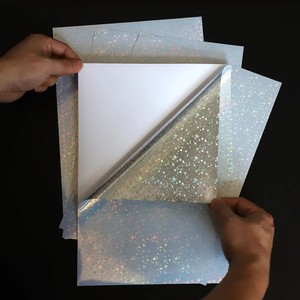 Tùy chỉnh in ấn Watermark giấy chứng nhận ba chiều nhãn tính xác thực 3D con dấu và Key ID ba chiều lớp phủ an ninh Sticker - Product Image 2