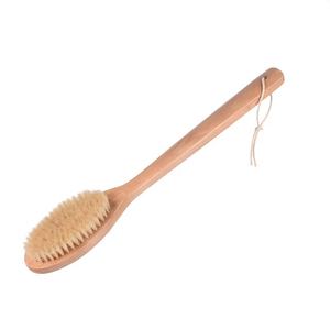 Manico lungo strumento per la cura del corpo con varie setole di cinghiale di cavallo spazzola da bagno per la pelle posteriore utile spazzole da bagno spugne scrubber - Product Image 4