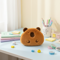 Porte-monnaie en peluche super doux Kapibala avec son explosif, porte-clés Capybara mignon, sac à monnaie, jouet pour enfants, vente en gros