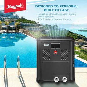 Bomba de Calor para Piscina Raypak Crosswind V Deluxe 220-240V, Calentador para Piscinas y Spas Sobre el Suelo - Product Image 2