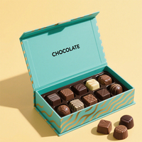 Boîtes à chocolat pliantes en forme de livre Biscuit Pâtisserie Dessert Donut Cadeau Boîtes d'emballage en vrac en papier rigide