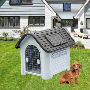 Plástico impermeable al aire libre <span class=keywords><strong>Vari</strong></span> Igloo diseños Animal mascota perro jaulas portadores casas perrera suelo perro casa - Product Image 6