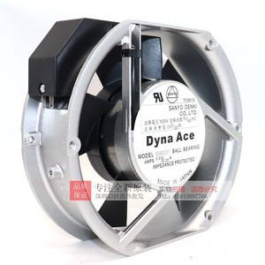 Ventilador Sanyo Dyna Ace 109S301 de 17 cm con Marco de Aluminio, 100V 27/25W, Rodamiento de Bolas, Inversor de Frecuencia para Gabinete - Product Image 1