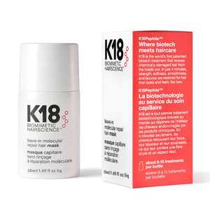 Mascarilla Capilar <span class=keywords><strong>K18</strong></span> Sin Enjuague, Reparación Molecular, Restaura el Cabello Dañado en 4 Minutos, Fortalece y Suaviza - Product Image 1