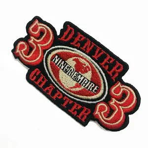 Embroidered Fabric Patch Iron On Patch 3D Custom Embroidery Patches