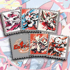Carte de collection PY Metal Stamp Card <span class=keywords><strong>Poki</strong></span> 30ème Anniversaire Fan Art Comic Personnalisé Vente en Gros Derivés d'Animation Jeu de Société - Product Image 2