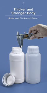 Màn hình in <span class=keywords><strong>100ml</strong></span> - 1L rỗng lỏng HDPE nhựa chai tròn cho hóa chất nông nghiệp thuốc trừ sâu lưu trữ và vận chuyển - Product Image 3