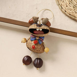 Uionen - Adorno Colgante de Concha Natural Hecho a Mano, Sonajero Creativo para Muñecas, Colgante Bonito para Bolsos, Campana de Viento, Adorno para Coche, Regalo - Product Image 3