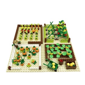 Blocs de construction en plastique ABS Taoxi MOC, ensemble d'animaux de la ferme, vache, lapin, cochon, modèle de paysage à assembler soi-même, jouet éducatif 14+ - Product Image 5