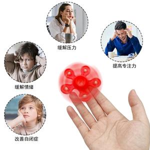 Jouet de rotation à cinq billes pour le bout des doigts, en plastique, avec billes en acier à cinq angles, roulement à cinq feuilles, spirale pour la réduction de la pression des doigts - Product Image 3