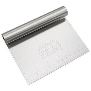 Espátula de Acero Inoxidable con Escala de 12 Pulgadas, Cortador de Masa para Repostería y Preparación de Fideos - Product Image 1