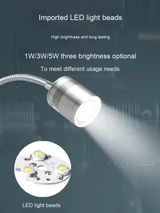 220V Mạnh Mẽ Hút Từ LED Làm Việc Ánh Sáng Cho CNC Thiết Bị Máy Tiện Công Nghiệp Đèn Bàn Cho Máy Công Cụ Spotlight Bảo Trì - Product Image 3