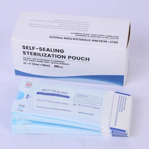 Sterile Self Sealing Medical Pouches Blue Disposable Dental Surgical Packaging Bags YY/T 0969-2013 CE Certified - Product Image 2