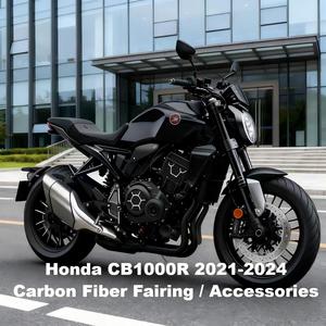 Kit de carénage de moto en fibre de carbone 100% sèche OEM 3K pour Honda <span class=keywords><strong>CB1000R</strong></span> 2021-2024, kit de carénage en fibre de carbone, accessoires en gros - Product Image 2