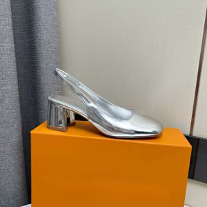 Chaussures à talons hauts de marque de créateur de haute qualité, chaussures Mary Jane à bout rond, polyvalentes, chaussures décontractées à talons hauts pour femmes - Product Image 1