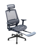 Chaise en maille de bureau de directeur exécutif de haute qualité Design ergonomique avec accoudoirs réglables Ordinateur pour les joueurs pivotant